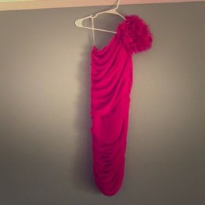 Tadashi shoji fuchsia dress